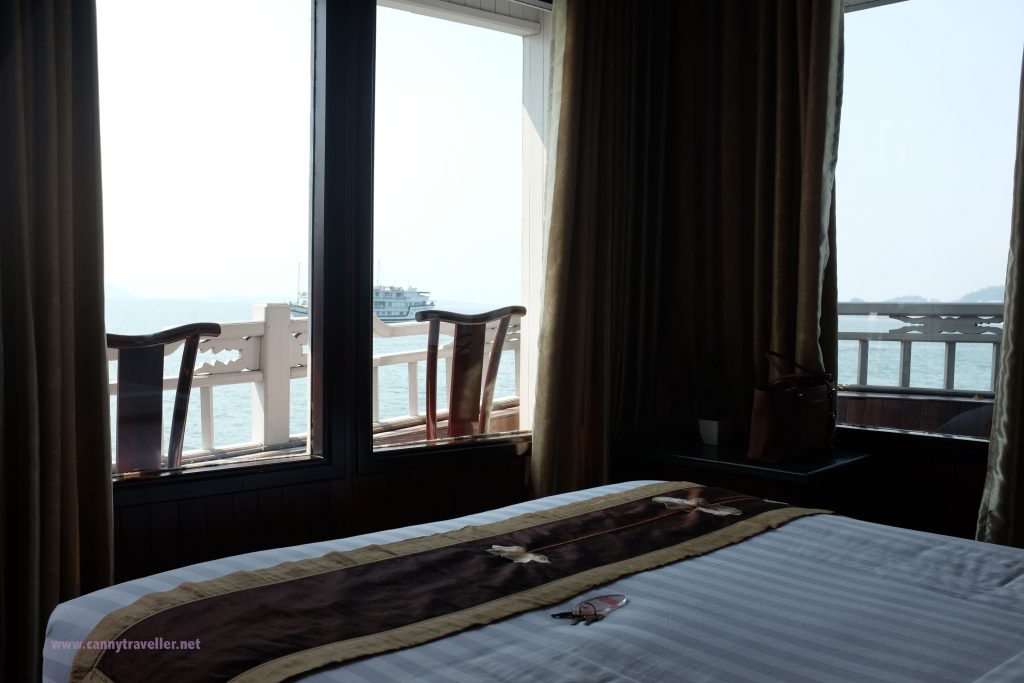 View from the cabin of the Viola Cruise boat