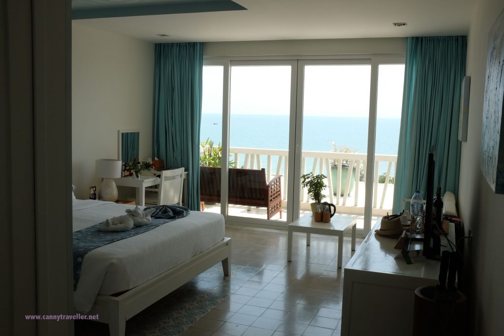 View from our room at The Cliff Resort, Phan Thiet, Vietnam