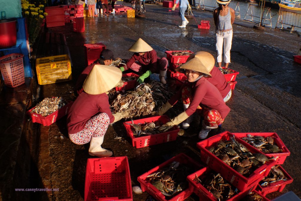 The fish market at Phan Thiet, Vietnam